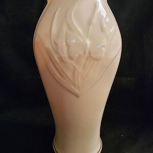 Belleek Butterfly Vase